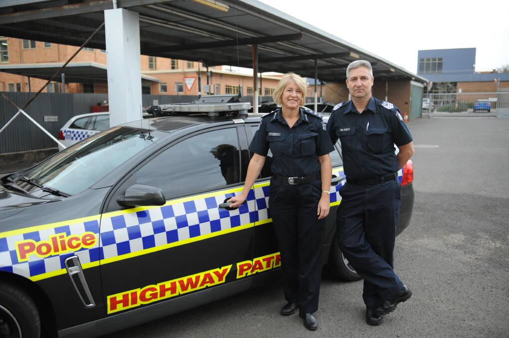 PROMOTION: Horsham Inspector Di Thomson with new Senior Sergeant Leigh Creasey. Picture: ERIN WITMITZ