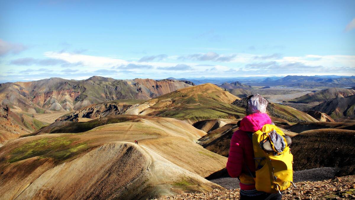 Walking the Laugavegur Trail … crossing the third biggest geothermal zone in the world. 