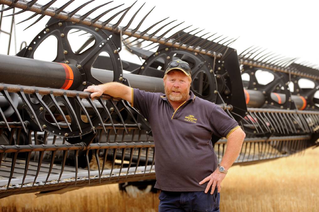 MORE RAIN: Wimmera grower Peter Teasdale is hoping for regular falls in the coming months.