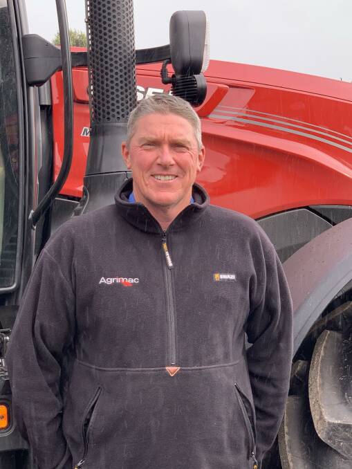SOLID SALES: Agrimac dealer principal Hugh McEachern says all kinds of tractors were selling, in the lead up to the end of the financial year.