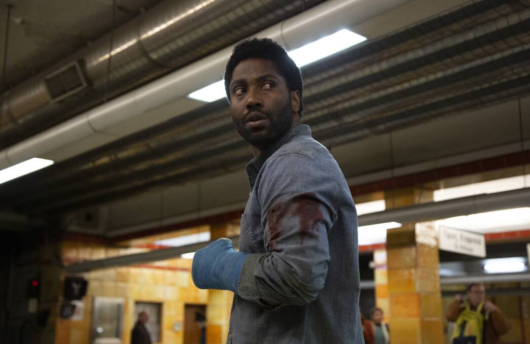 John David Washington is not a natural in the genre like his dad, Denzel, who tends to deliver more with less. Picture: Netflix