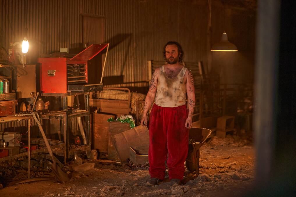 CHEEKY: Snowtown star Daniel Henshall plays the lovable criminal Daryl in new Australian comedy A Sunburnt Christmas. 