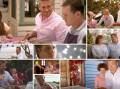 PLENTY: Curtis Stone has appeared in several Coles Christmas commercials, seemingly dining with a new "family" every time. 