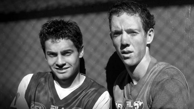 Class of '99: draft buddies Daniel Giansiracusa and Robert Murphy Photo: Sebastian Costanzo

