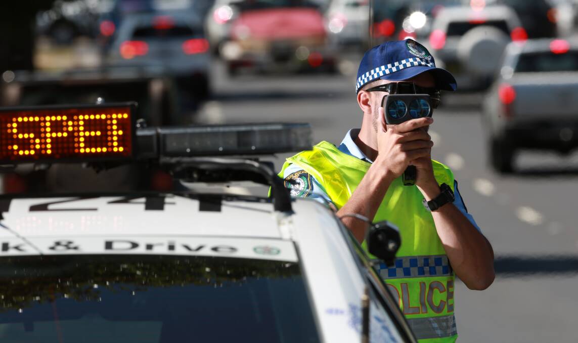 STATE-WIDE OPERATION: Double demerits come into force from Thursday morning onward, ahead of the Easter break. Photo: PHIL BLATCH