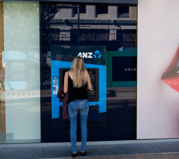 BIG HIT: ANZ shares after the lender flagged an $824 million hit to its full-year profit 