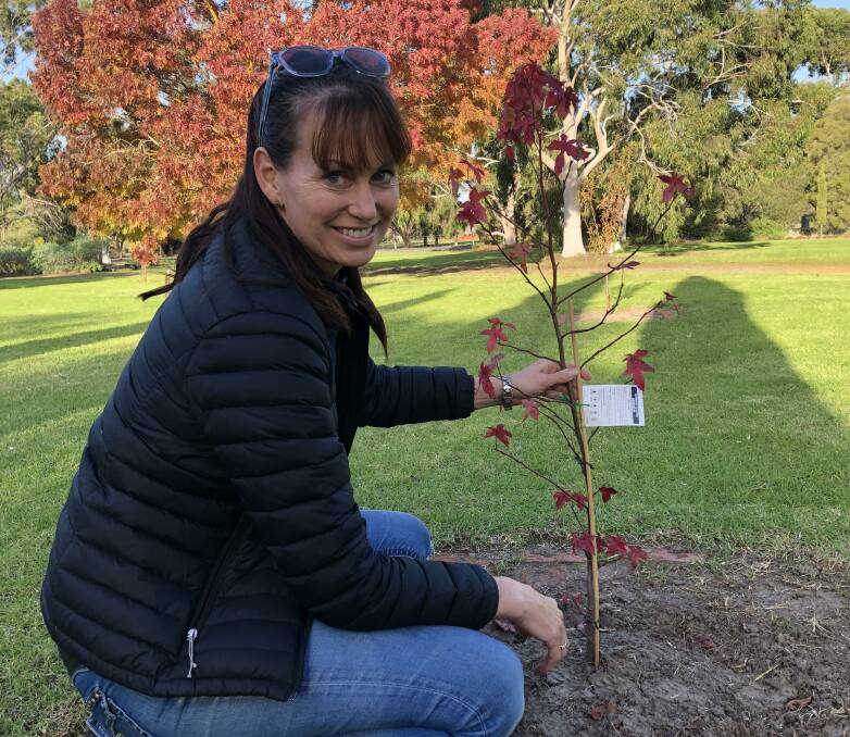 TIMES CHANGE: "I'm trying to focus on the fact that this season will pass like any other - so I planted a tree to remember it by - it's a liquidambar."