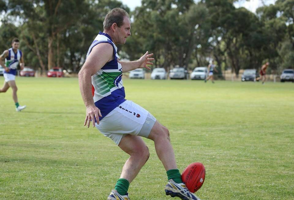 MILESTONE: Chris Tuckwell celebrated 350th game with Kaniva-Leeor United in 2019.
