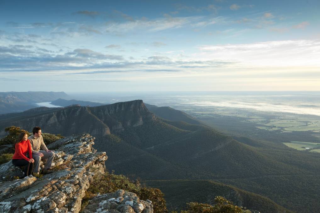 SPOT WITH A VIEW: Tourists will be back on the ground in the Grampians this weekend. 