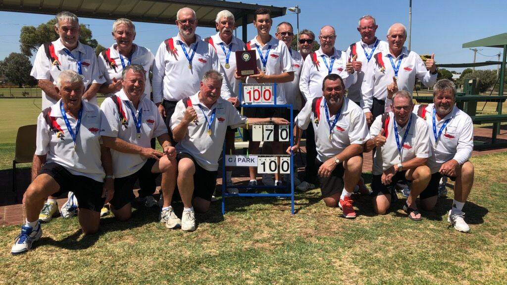 Lining up: Coughlin Park were Division 1 Premiers in the Wimmera Bowls Association for the 2018/19 season. Picture: SUPPLIED