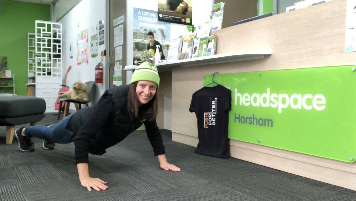 RARING TO GO: Louise Barnett, from headspace, said the Horsham team would be taking part in the challenge. Picture: SUPPLIED
