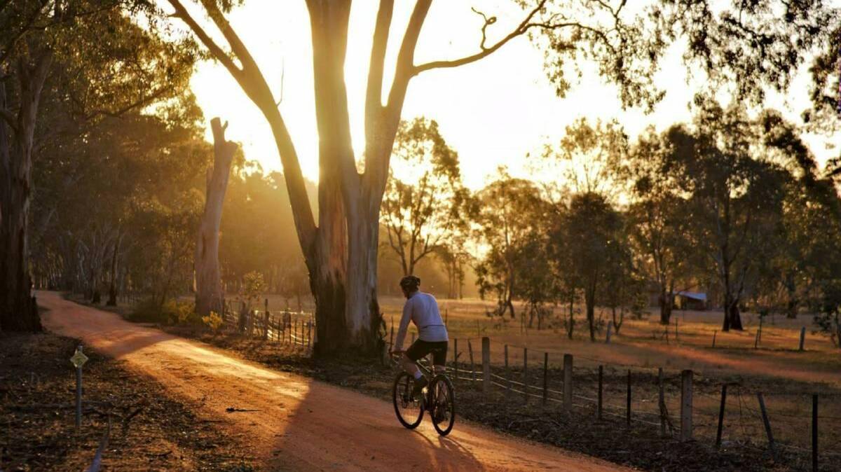 RIDING ALONG: Take your bike, and the family, on a rail trail adventure. Picture: GRAMPIANS TOURISM. 