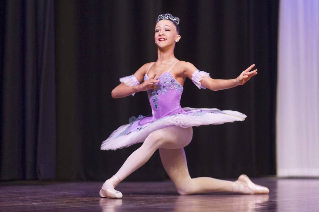 TAKING TO THE STAGE: Sabaya Woods, Ararat, competes in last year's Eisteddfod.