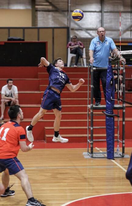 LEAPING INTO ACTION: Aidan O'Connor shows his athleticism during the tournament: Picture: SUPPLIED