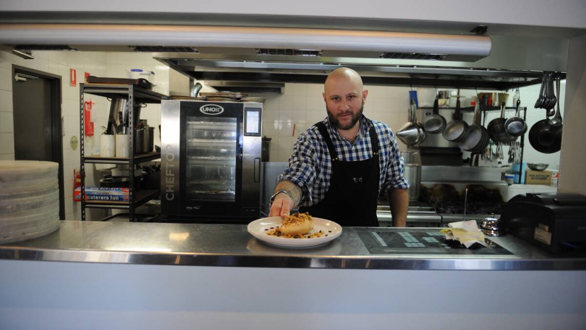 BACK IN BUSINESS: Chef and co-owner, Hugh Goldson, at BAA 3400 in the Horsham International Hotel, which has been fully booked, with reduced numbers, since re-opening on June 1. Picture: ALEXANDER DARLING