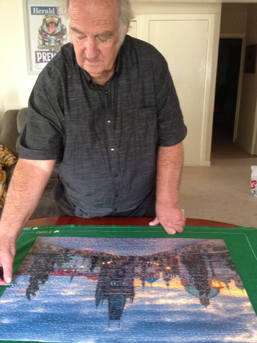 FINAL PIECE OF THE PUZZLE: Bruce Meyer is keeping busy and fit with hobbies. Picture: Supplied