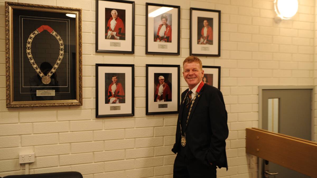 RE-ELECTED: Horsham mayor Mark Radford after Thursday night's meeting. Picture: ALEXANDER DARLING