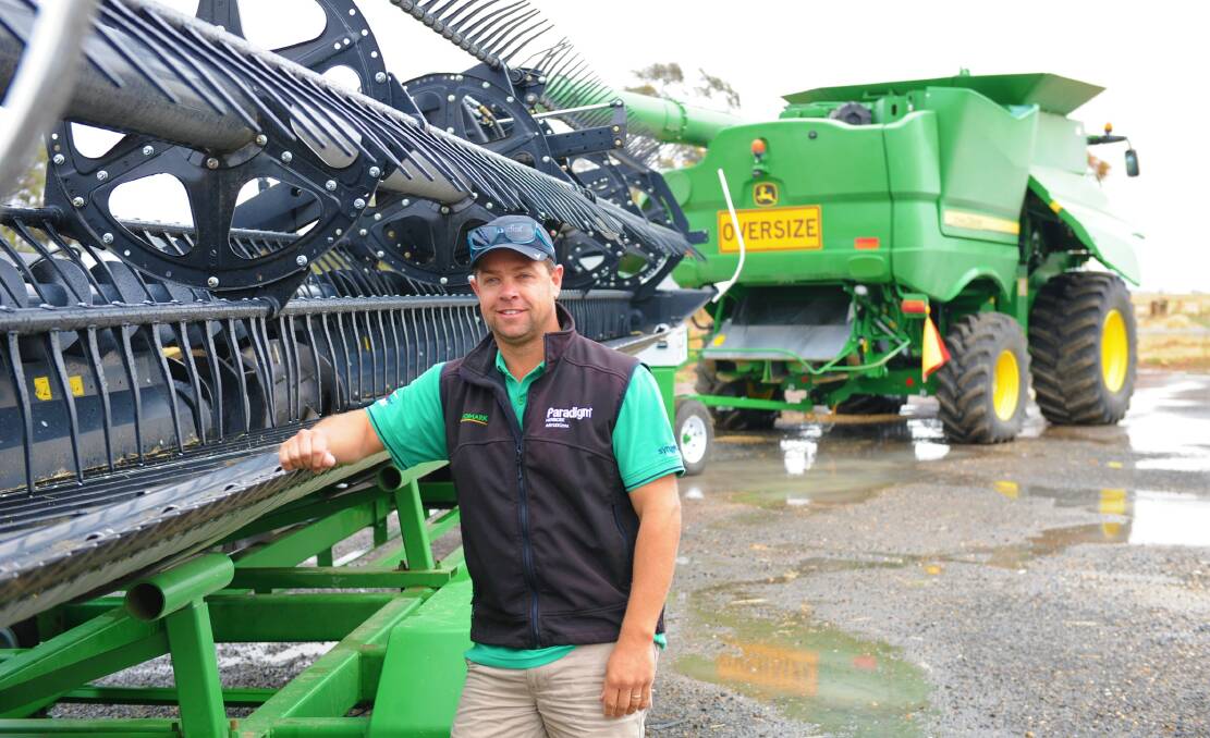 TOUGH BREAK: Pimpinio's Matthew Beddison says too much rain now will lead to poorer quality crops and weeds. Picture: ALEXANDER DARLING
