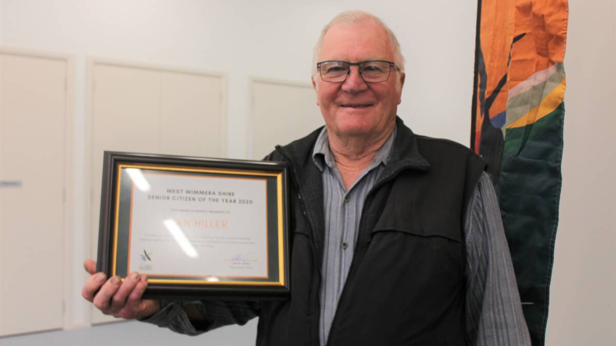Kadnook's Ian Hiller takes out senior citizen of the year