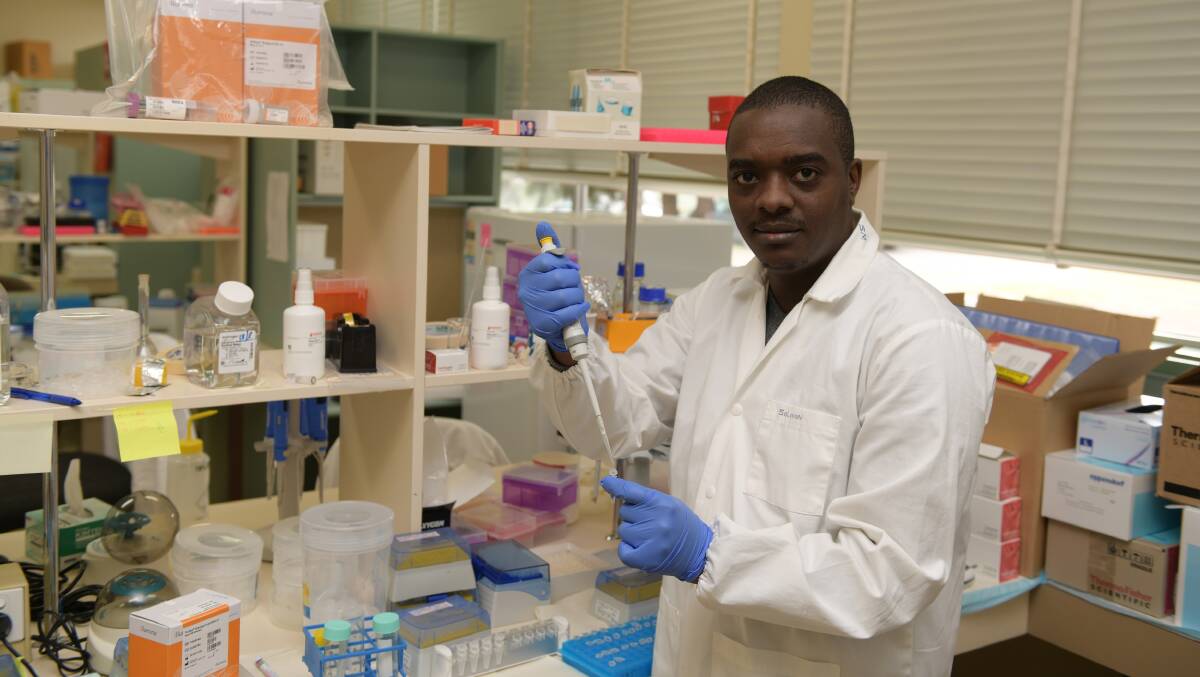 PROTECTION IMMINENT: Dr Solomon Maina of Horsham's Grains Innovation Park. Picture: CONTRIBUTED
