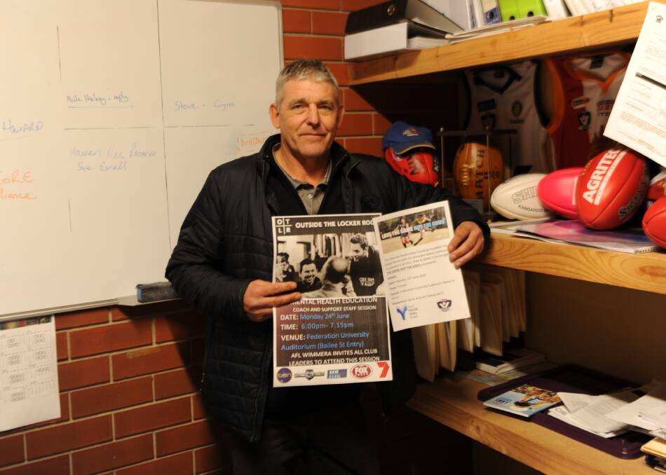 IMPORTANT MESSAGE: AFL Wimmera-Mallee regional manager Bruce Petering. Picture: ALEXANDER DARLING