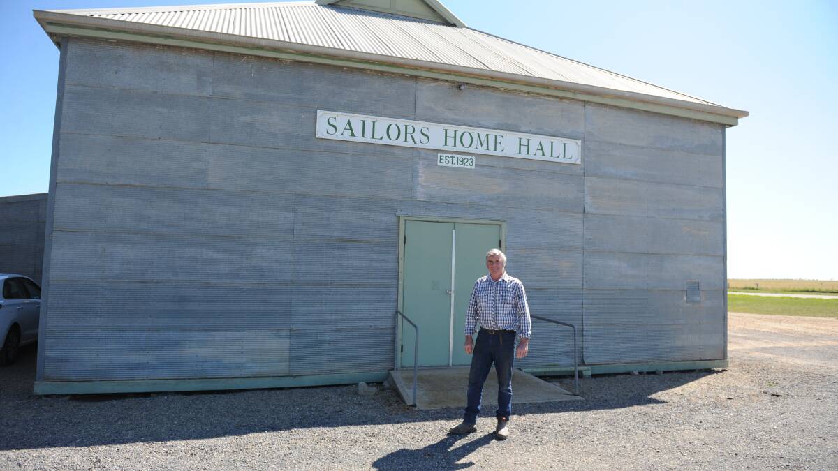 AHOY THERE: Sailors Home Hall committee president Rob Byrne is hoping the Murra Warra facility can reach its centenary in four years' time. Picture: ALEXANDER DARLING