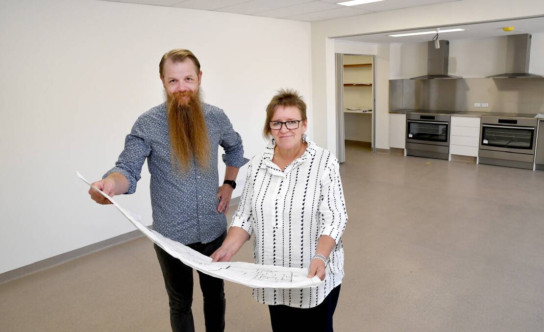 BIG PLANS: Manager, Learning and Community Development Robbie Millar and CEO Julie Pettett at the Centre for Participation's new classroom. Picture: SAMANTHA CAMARRI