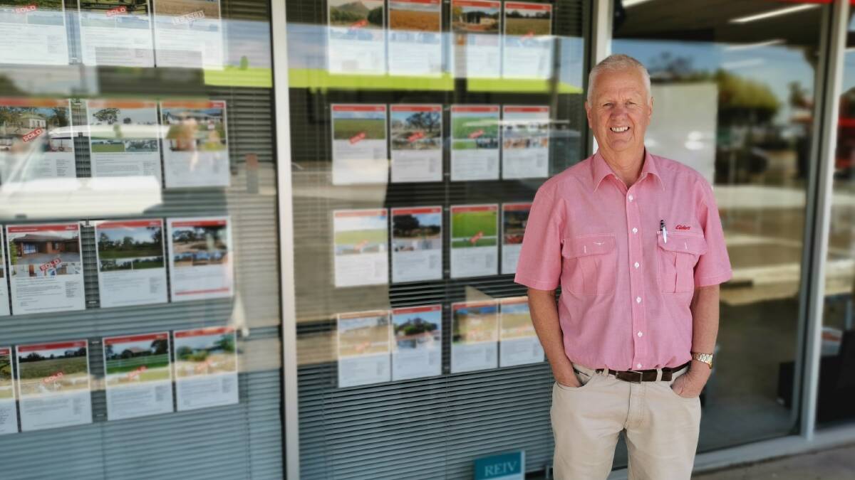 HOT PROPERTY: Horsham real estate agent Geoff Coustley says high interest rates in the 1980s made the job tough. He has spent his entire career in the industry. Picture: CONTRIBUTED
