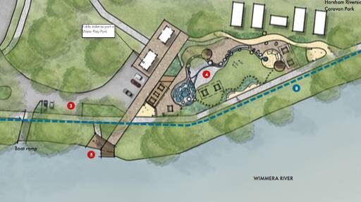 PROPOSAL: The regional water play park between the angling and rowing clubs.