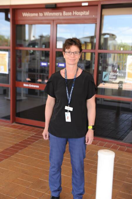 CONVERSATIONS: Former Wimmera Drug and Alcohol Taskforce co-ordinator Sally Pymer is now working as drug an alcohol co-ordinator at Wimmera Base Hospital . Picture: ALEXANDER DARLING