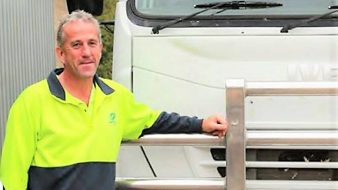 CHALLENGES: Rainbow waste company director Mick Parry transports all the recycling his company collects to Melbourne. He says there could be opportunities for it to be sorted in the region. Picture: CONTRIBUTED