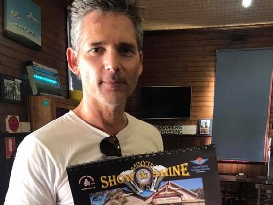 BIG NAME: Film star Eric Bana visited Minyip in December. Picture: Minyip Show & Shine/facebook
