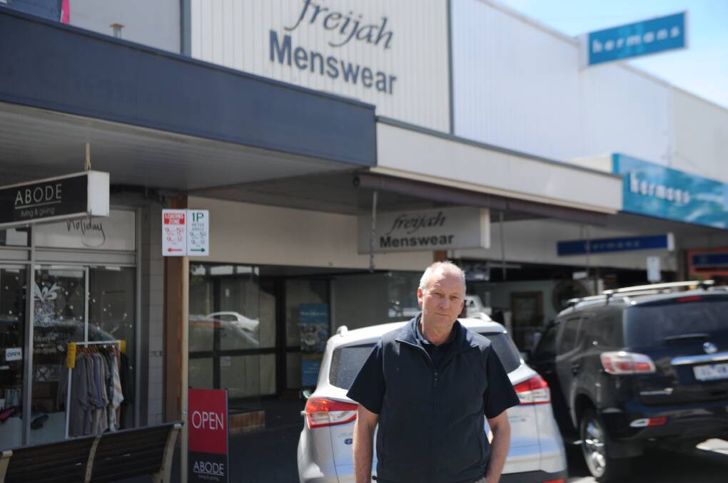 BIG MOVE: Wimmera Super Meat Market's Dominic Van Dyk outside the Firebrace Street that will soon bear the name of his business. Picture: ALEXANDER DARLING