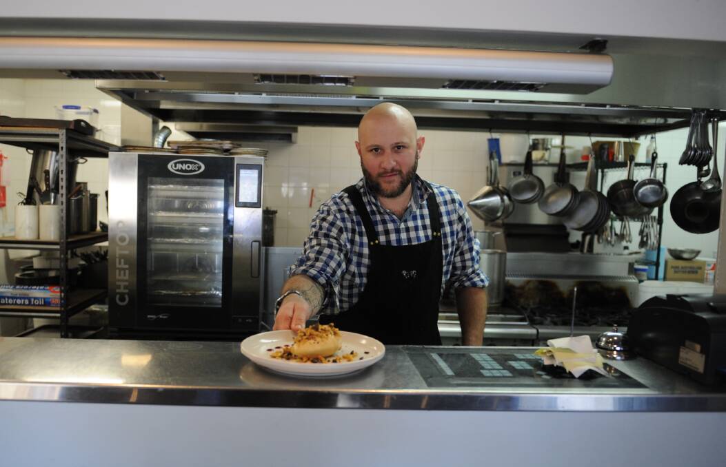 DINING DIVERSITY: baa 3400 head chef Hugh Goldson says food businesses in Horsham can't bring more of the same if they hope to attract tourists. Picture: ALEXANDER DARLING