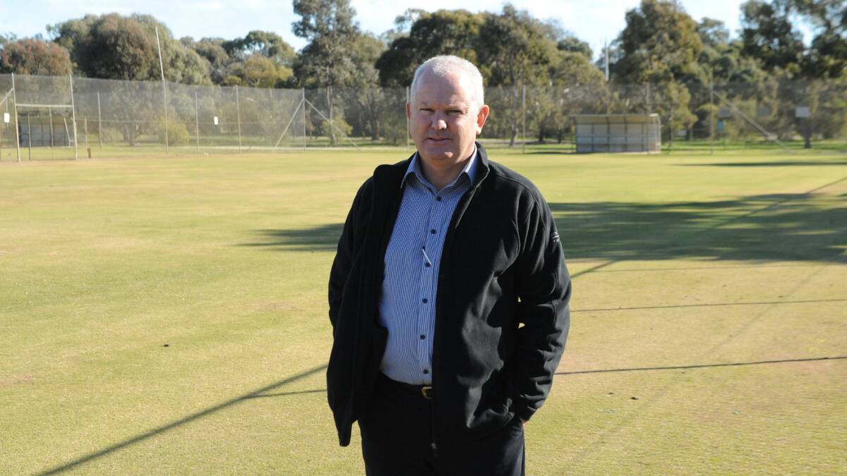 WANTING TO STAY PUT: Horsham Lawn Tennis Club president Andrew Dorman is worried about having to relocate as part of a 20-year plan to transform the city. Picture: ALEXANDER DARLING