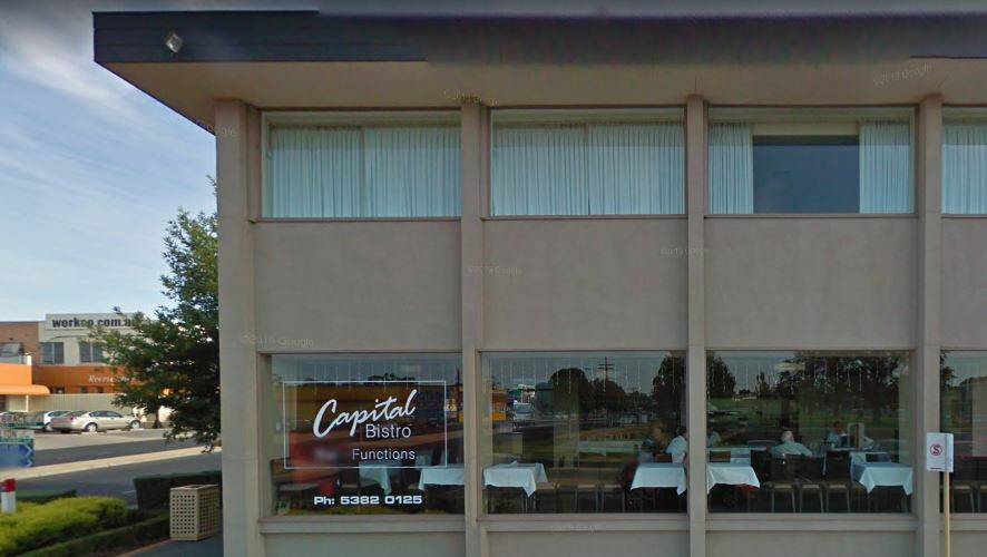 BEFORE THE TOUGH TIMES: Capital Bistro on the corner of Hamilton and Firebrace Streets. Image: Google Maps