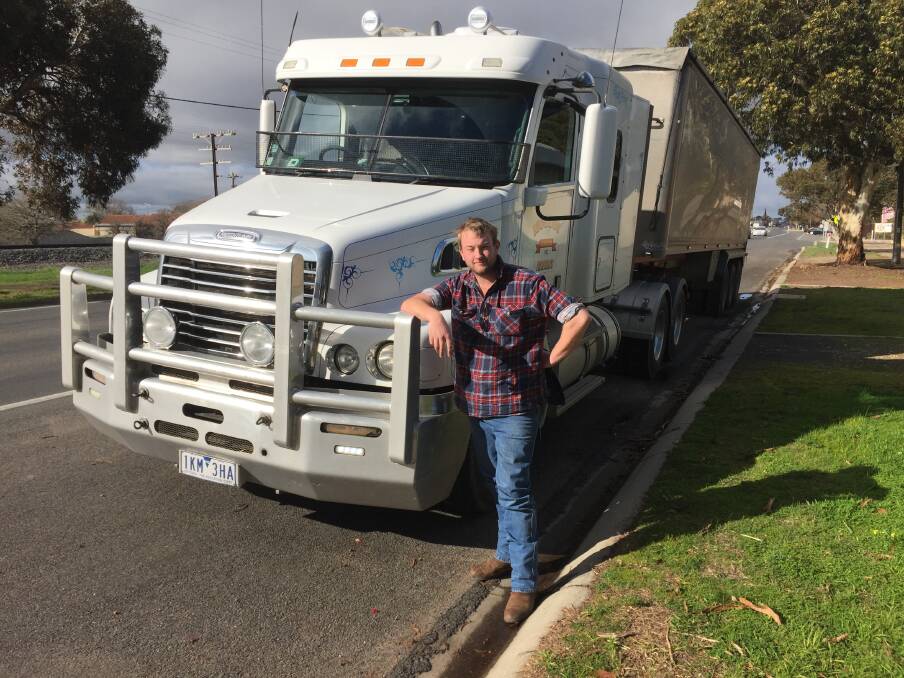 NEED FOR EDUCATION: Wimmera truck driver Josh Pyke, 20, says turning driver education into an apprenticeship would help address the shortage of skilled workers in the industry. Picture: ALEXANDER DARLING
