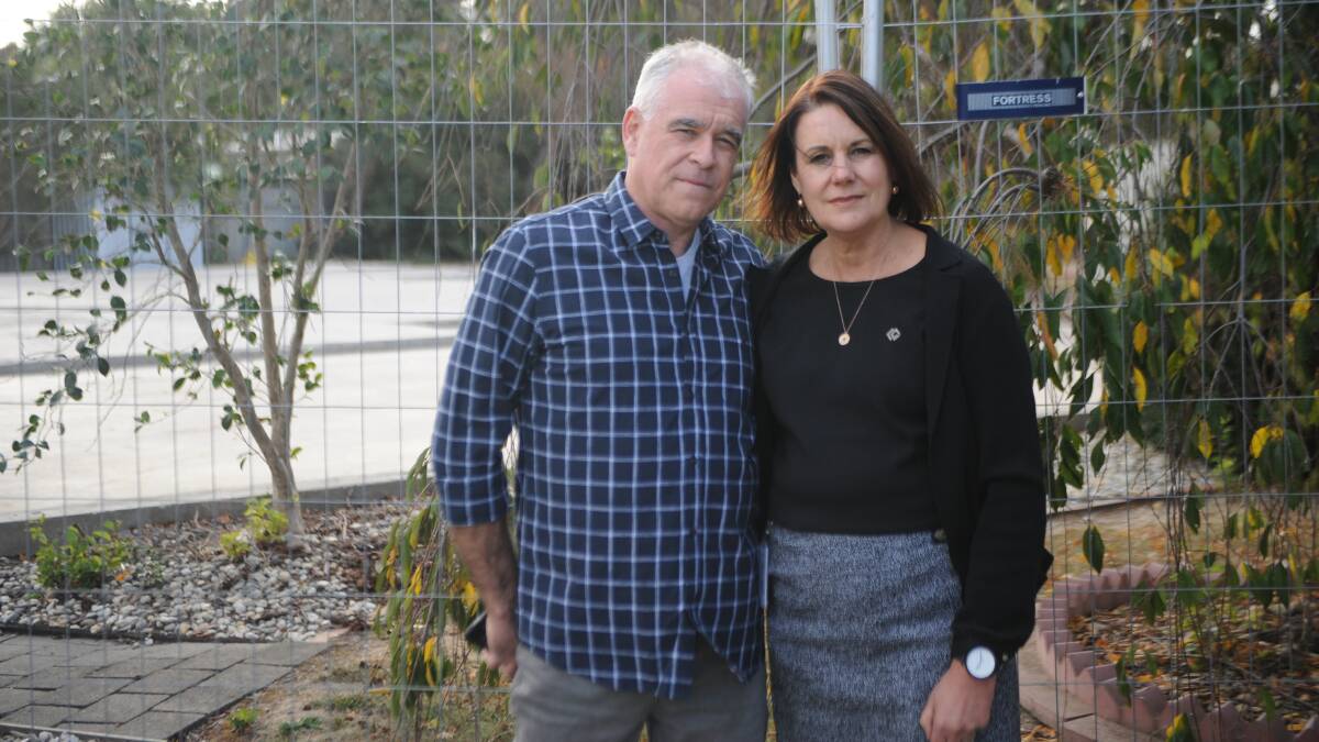 IMPACT: Horsham's Alan and Sue Frankham are urging people not to charge their devices at night, after their house was destroyed by fire that was sparked by a phone charger. Picture: ALEXANDER DARLING