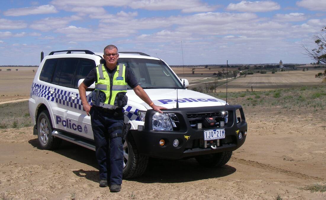 ON THE BEAT: Leading Senior Constable Tony Clark has been the sole officer at the Rainbow Police Station for 11 years. His career in policing spans 30 years. Picture: CONTRIBUTED