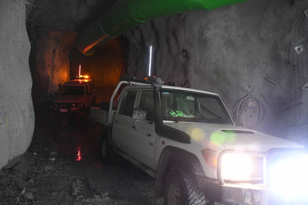 Underground at the Ballarat Gold Mine in 2019. Picture by The Courier
