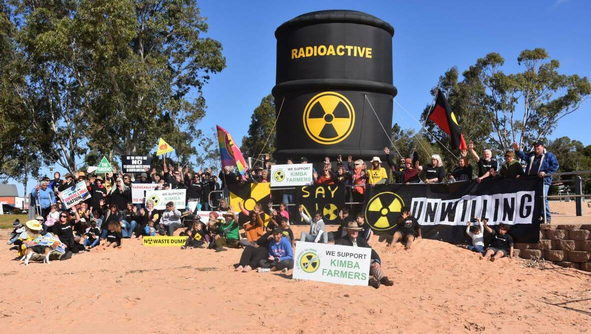 In 2018 hundreds of people from across the state came together to rally against the proposed national radioactive waste management facility in Kimba.