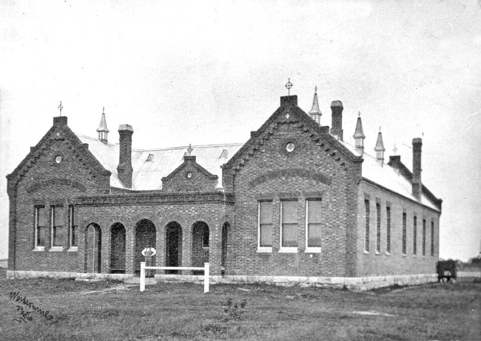 History: Horsham Public Hospital, Robinson Street, Horsham, looking east, about 1875. Picture: HHS 040792