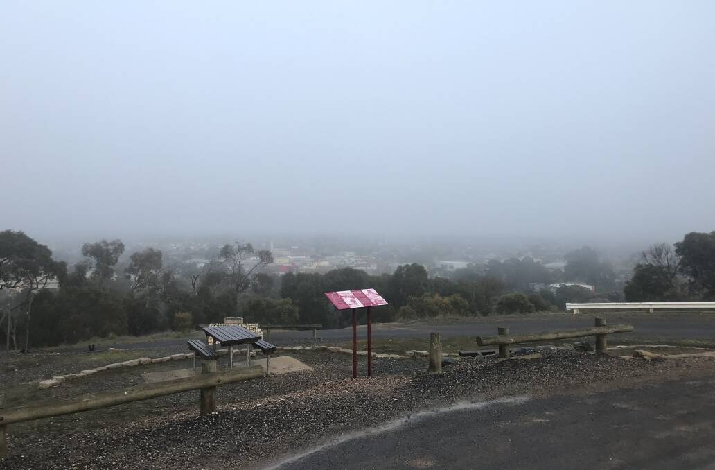 Cold: It was a cold start to the morning as overnight lows dipped below six degrees celsius. For those who dared to venture out of bed, a blanket of fog created some eerie scenes. Picture: Cassandra Langley