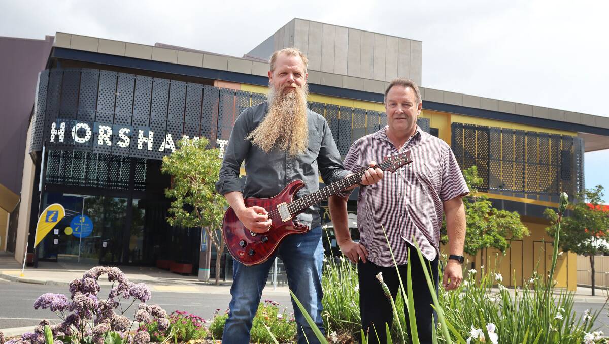 ROCK ON: Robbie Millar and Lynton Brown were recognised for their amazing efforts during 60 Years of Wimmera Rock event. Picture: CONTRIBUTED