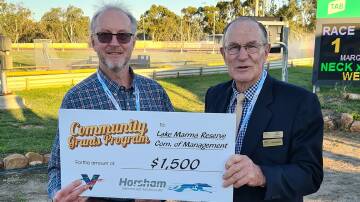 LONGEVITY: Lake Marma Reserve received $1500 to install a permanent picnic table with seats and a park bench. Pictures: CONTRIBUTED