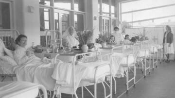 Note the spacing between patients in the tuberculosis chalet. Picture by Ian Ward 1961