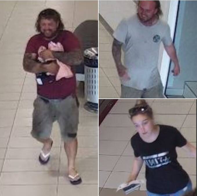Help: Police are seeking assistance to identify three people in relation to an alleged criminal damage incident. Picture: CONTRIBUTED 