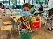 Fletcher Dandy, 9, at the Royal Children's Hospital. Picture supplied