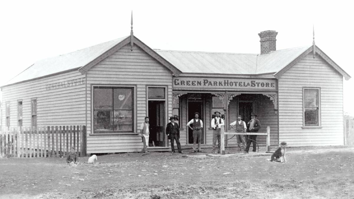 The Green Park Hotel and Store at 24 Stawell Road, looking west, about 1895. Picture: Horsham Historical Society 000860