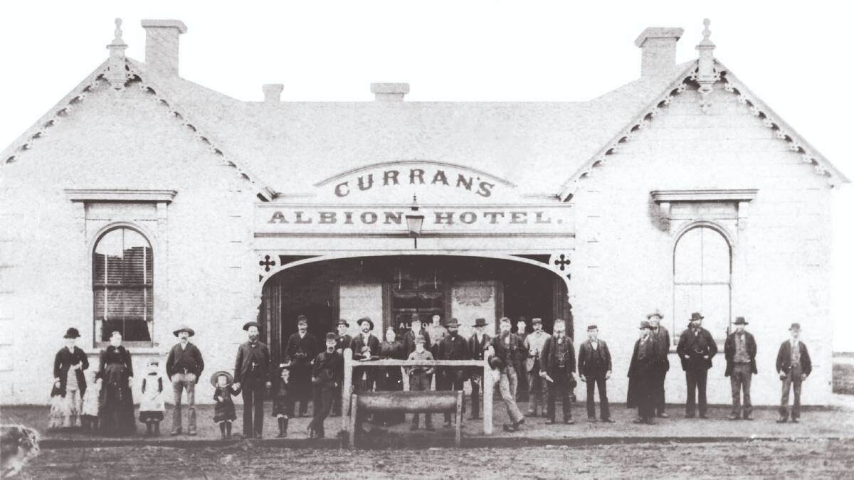 MEETING PLACE: The Albion Hotel, Firebrace Street, Horsham, looking east, about 1895. Picture: HHS 000871.
